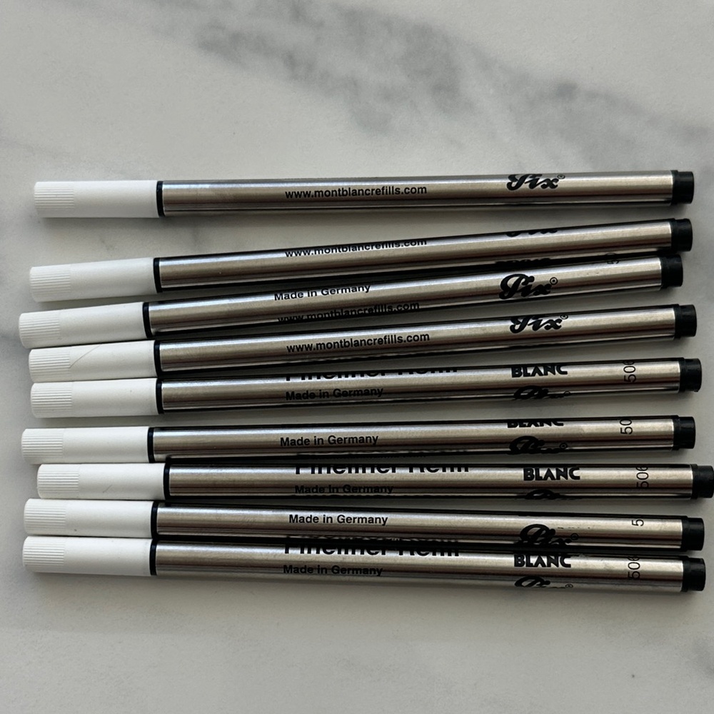Montblanc Fineliner Pen Refills #506 set of 9